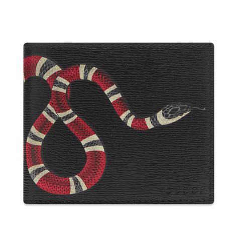 portafoglio gucci king snake|gucci bifold wallet.